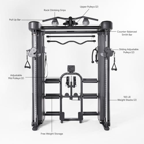 Inspire Fitness FT2 Functional Trainer with Smith Bar thumbnail 2