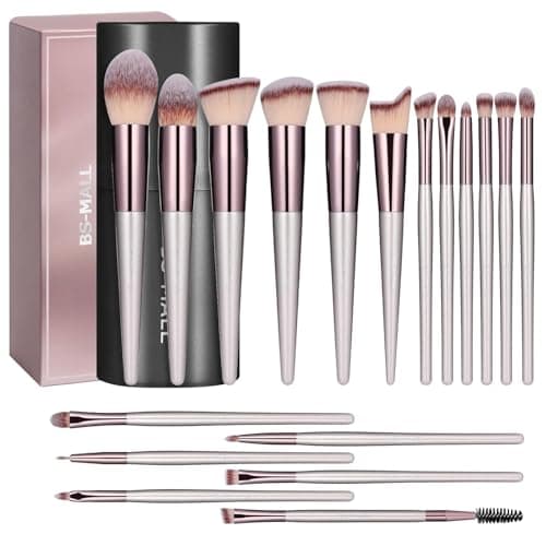 BS-MALL Makeup Brush Set 18 Pcs Premium Synthetic - image 1