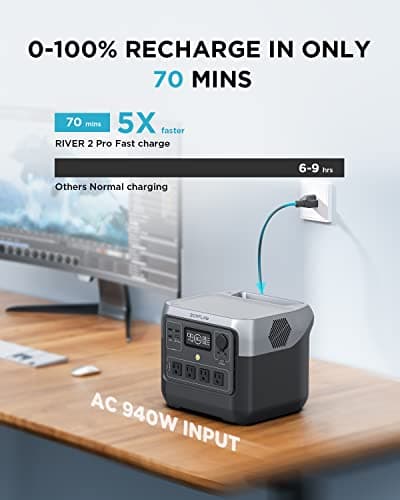 EcoFlow RIVER 2 Pro Portable Power Station thumbnail 2