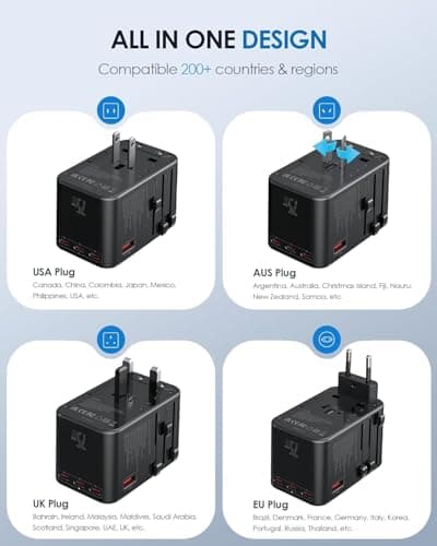 EPICKA Universal Travel Adapter TA-105 Max (GaN 75W) thumbnail 5