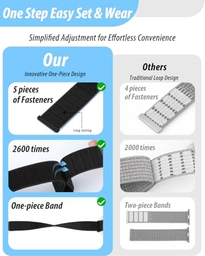 Nylon Sport Loop Band for Apple Watch 42-49mm thumbnail 3