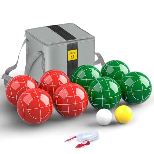 Trademark Innovations Tournament Bocce Ball Set with Carrying Case - 107mm - image 1