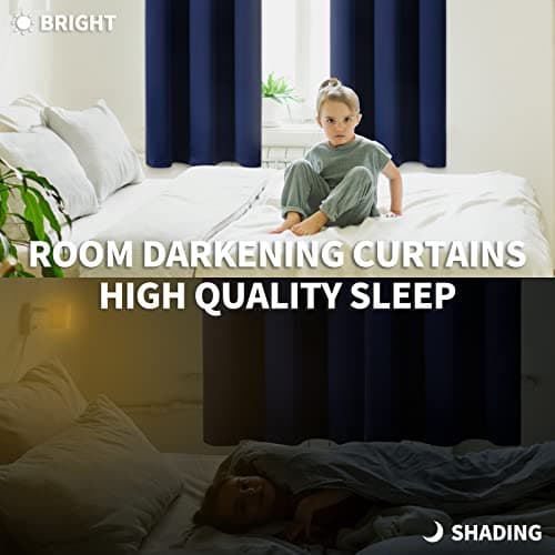 BGment Blackout Curtains for Bedroom (2-Pack) thumbnail 3