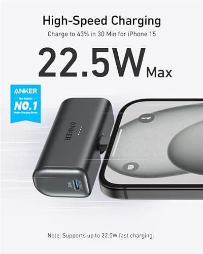 Anker Nano Power Bank 5000mAh (Built-in USB-C) thumbnail 2