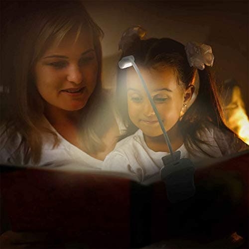 Vekkia 3000K Warm LED Rechargeable Book Light(Elegant White) thumbnail 2
