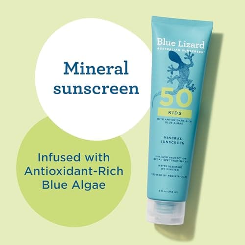 Blue Lizard Kids Mineral Sunscreen Lotion SPF 50+, 5 Fl Oz thumbnail 5
