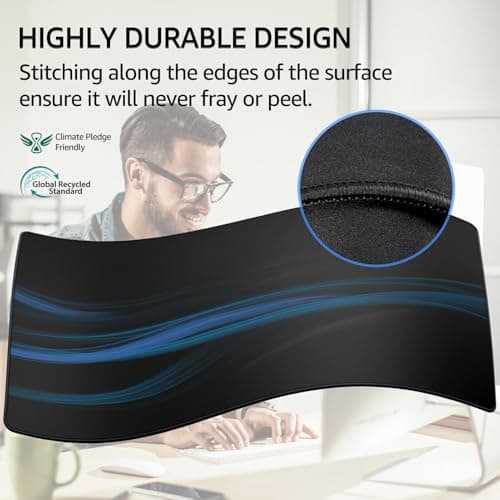 KTRIO Large Gaming Mouse Pad Desk Mat (31.5" x 15.7") thumbnail 3