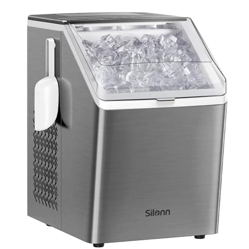 Silonn Countertop Ice Cube Maker 45Lbs SLIM02 - image 1