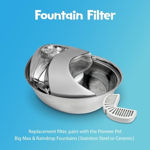 Pioneer Pet Raindrop Stainless Steel Fountain thumbnail 2