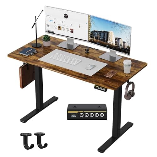 Gamork Electric Standing Desk,48x24 Inches Adjustable Height Stand up Desk
