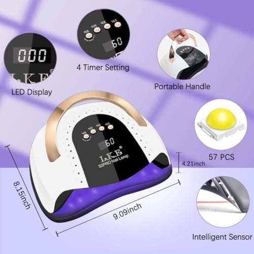 LKE 168W UV LED Nail Lamp thumbnail 4