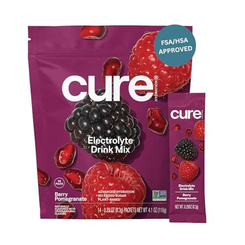 Cure Hydrating Electrolyte Mix (Variety Pack, 14 Sticks) - image 1