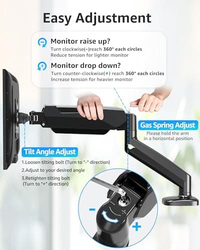 MOUNTUP Single Monitor Desk Mount (MU0004) thumbnail 2