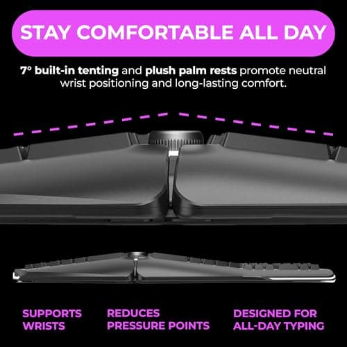 Cloud Nine C989M Ergonomic Mechanical Split Keyboard thumbnail 4