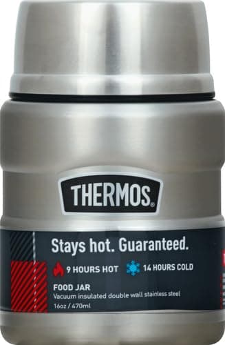 THERMOS Stainless King Vacuum-Insulated Food Jar with Spoon, 16 oz thumbnail 2