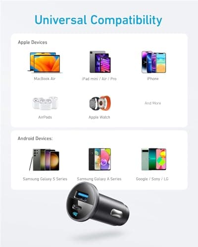 Anker 323 USB-C Car Charger, 52.5W thumbnail 4