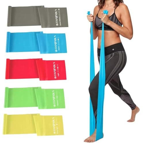 Lianjindun 5 Pcs Professional Resistance Bands. Latex
