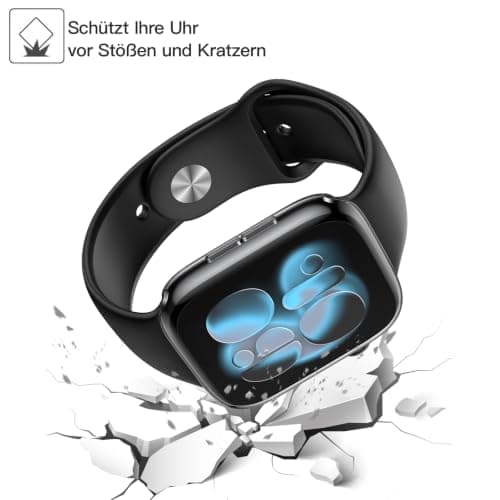 JULK 2-Pack Soft TPU Bumper Case for Apple Watch Series 12 46mm thumbnail 4