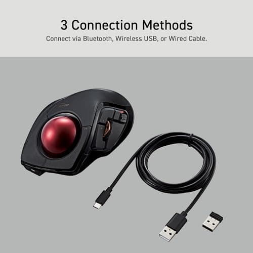 ELECOM DEFT Pro Wireless Trackball Mouse thumbnail 5