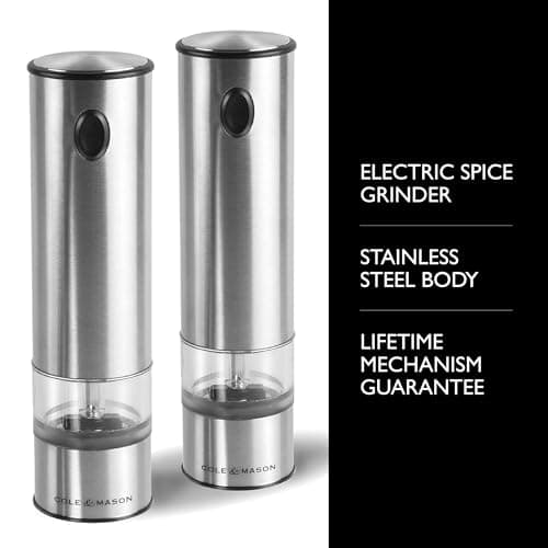 Cole & Mason Battersea Electronic Salt and Pepper Mill Gift Set thumbnail 2