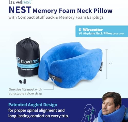Travelrest Nest Ultimate Memory Foam Travel Pillow thumbnail 2