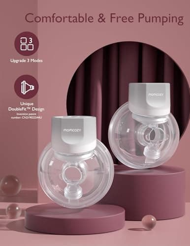 Momcozy Mobile Double Electric Breast Pump S12 Pro thumbnail 3