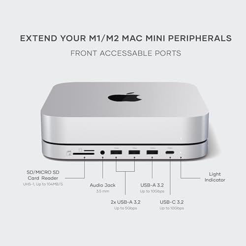 Satechi Mac Mini Hub & Stand with NVMe SSD Enclosure thumbnail 3