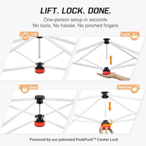 EAGLE PEAK 10x20 Pop-Up Canopy with Sidewalls thumbnail 4
