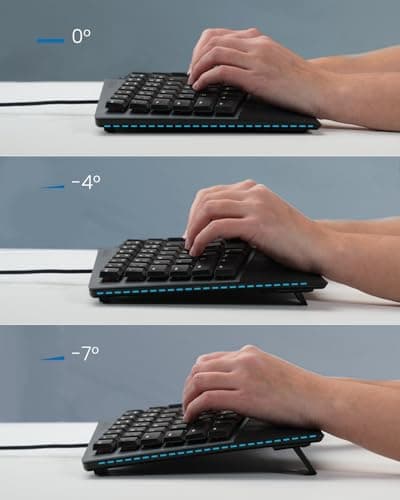 X-Bows Knight Plus Ergonomic Mechanical Keyboard thumbnail 4