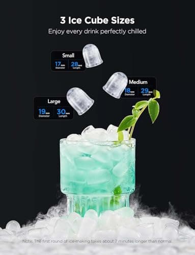Thereye Smart Ice Maker with UV Sterilization thumbnail 4