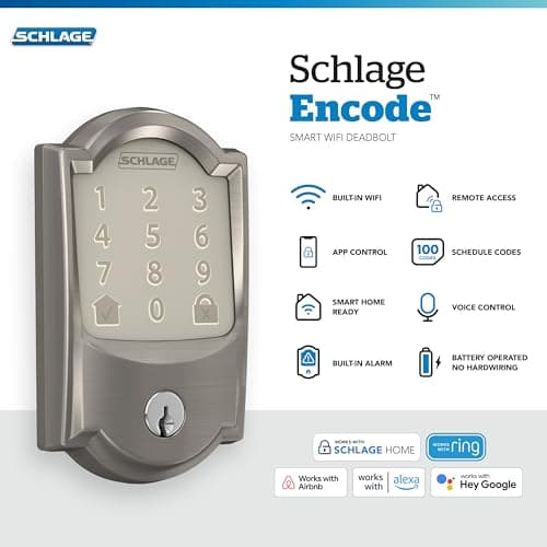 Schlage Encode Smart WiFi Deadbolt thumbnail 2