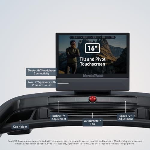 NordicTrack Commercial 1750 Treadmill thumbnail 2