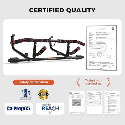Sportneer 2026 Upgraded Pull Up Bar for Doorway thumbnail 3