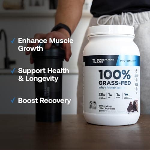 Transparent Labs 100% Grass-Fed Whey Protein Isolate thumbnail 5