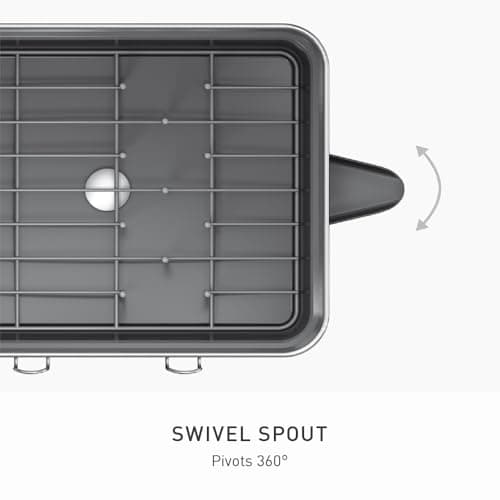 simplehuman Large Capacity Dish Drying Rack thumbnail 4