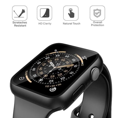 Misxi 2-Pack Case with Screen Protector for 46mm Apple Watch Series 12 thumbnail 5