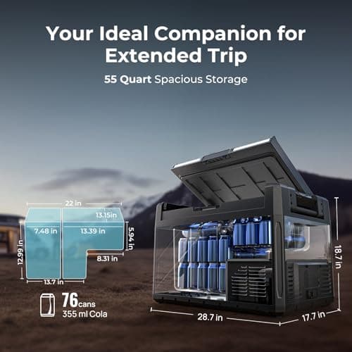 Whynter FM-62DZ Dual Zone Portable Refrigerator thumbnail 4