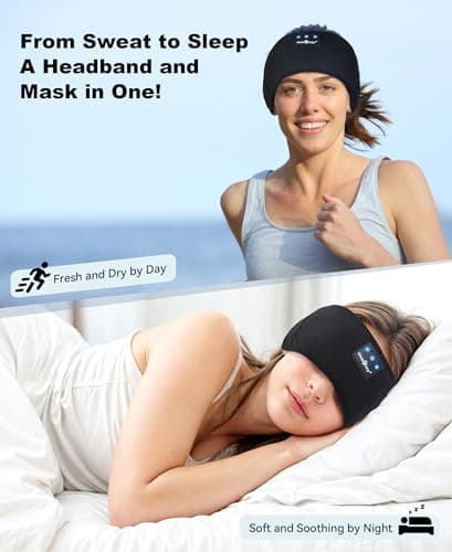 MUSICOZY Sleep Headphones Bluetooth Headband thumbnail 2