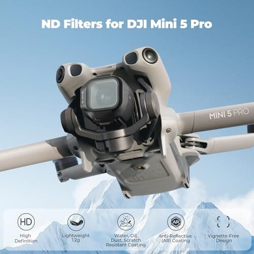 Freewell All Day 6-Pack ND Filters for DJI Mini 4 Pro (ND16/32/64/128/256/1000) thumbnail 2