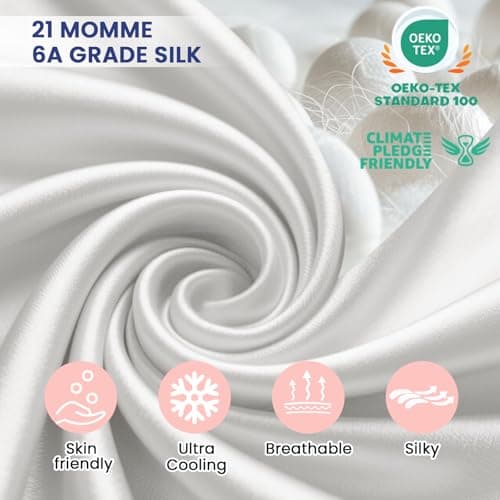 Ravmix 21 Momme Silk Pillowcase with Zipper thumbnail 5