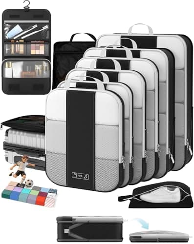 OlarHike 10 Set Compression Packing Cubes for Travel Essentials