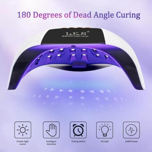LKE 168W UV LED Nail Lamp thumbnail 2
