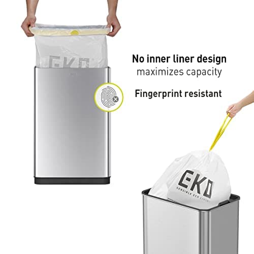 EKO Mirage-T 50L Touchless Rectangular Sensor Trash Can thumbnail 4