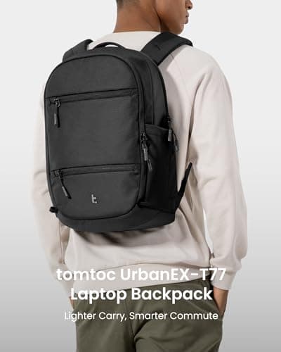 tomtoc 16-Inch Laptop Backpack, 22L Lightweight Daypack thumbnail 2