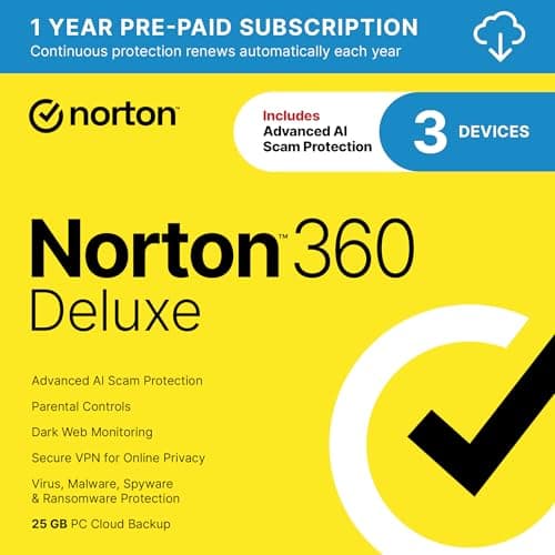 Norton 360 Deluxe (5 Devices, 1 Year) - image 1