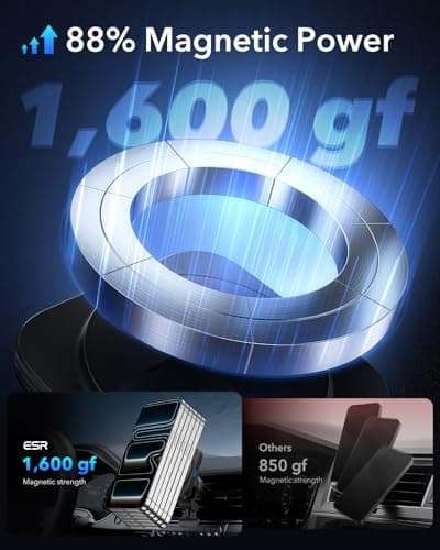 ESR HaloLock MagSafe Car Mount Charger (15W) thumbnail 4