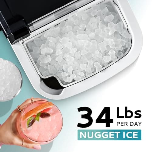 Kndko Countertop Ice Maker with Handle thumbnail 2