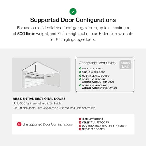 Genie QuietLift Connect Wi-Fi Belt Drive Opener (3053-TKV) thumbnail 5