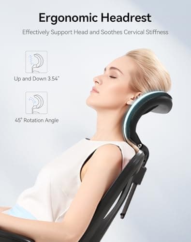 SIHOO M18 Ergonomic Office Chair with Adjustable Headrest and Lumbar Support thumbnail 4