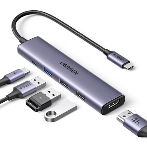UGREEN USB C Hub 5 in 1 Multiport Adapter Revodok 105 4K HDMI